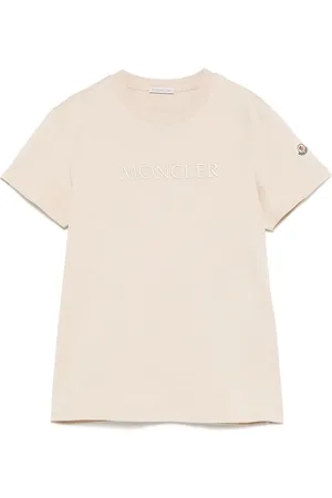 Moncler Camiseta con logo bordado