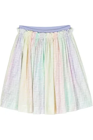 Fendi Falda con logo FF estampado