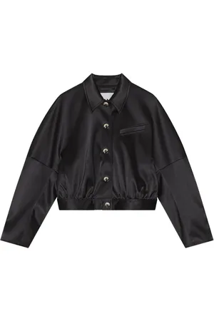 Ganni Chaqueta bomber de manga larga