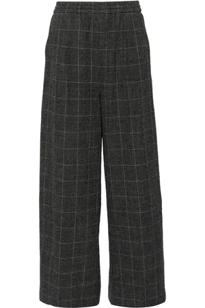 JUUN.J Pantalones rectos a cuadros