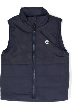 Timberland Chaleco con logo y cremallera
