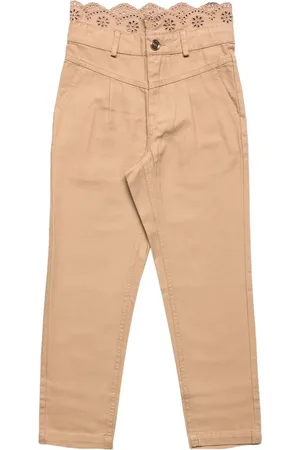 Twin-Set Pantalones con cintura festoneada
