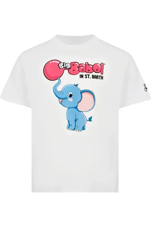 MC2 SAINT BARTH Camiseta con motivo gráfico de elefante de x Big Babol