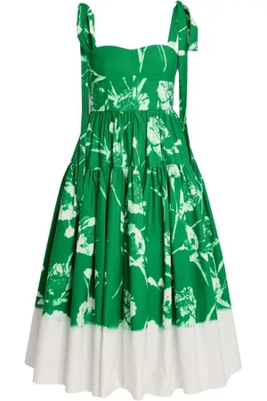 Erdem Vestido midi con estampado floral