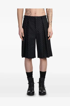 Comme des Garçons Pantalones cortos con motivo de lunares