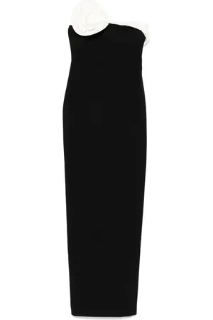 Roland Mouret Vestido largo drapeado
