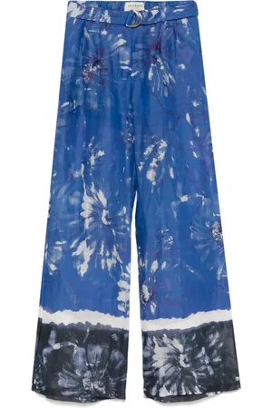 Ermanno Firenze Pantalones con estampado floral