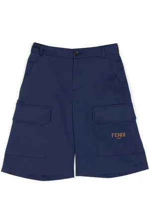 Fendi Bermudas con logo bordado