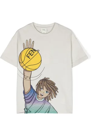 Fendi Camiseta con anime estampado