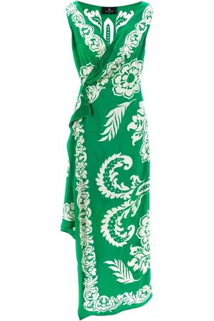 Etro Vestido midi con estampado floral