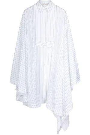 PORTS 1961 Vestido camisero a rayas