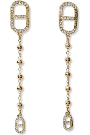 Twin-Set Pendientes con detalles de cristales