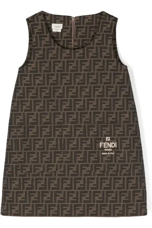 Fendi Vestido con motivo FF en jacquard
