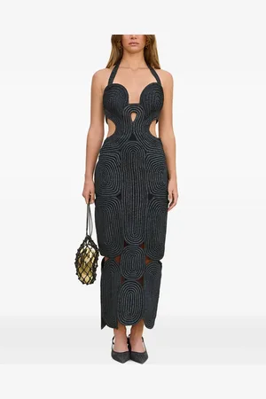 Cult Gaia Vestido Leila de ganchillo