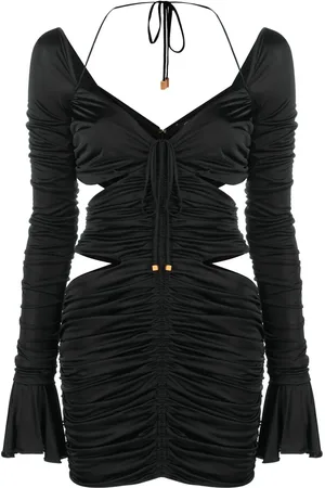 BLUMARINE Vestido corto fruncido