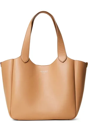 Twin-Set Bolso shopper de piel