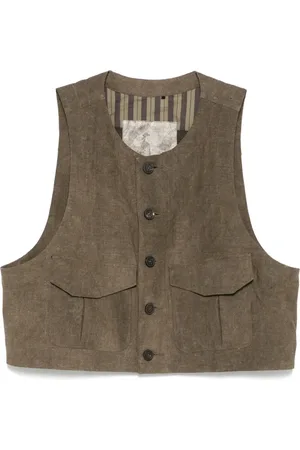 ZIGGY CHEN Chaleco con cuello redondo