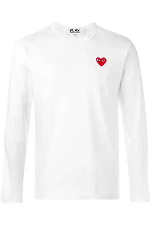 Comme des Garçons Camiseta con parche de corazón