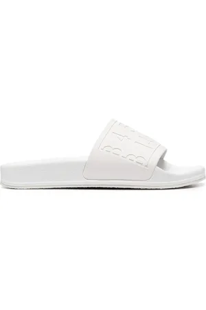 Maison Margiela Slippers con logo en relieve