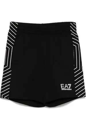 EA7 Bermudas con logo estampado