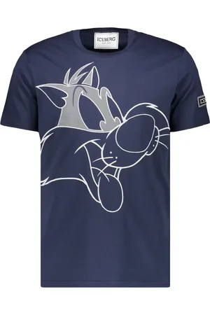 Iceberg Camiseta bordada de algodón