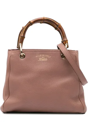 Gucci Bolso satchel Bamboo Shopper pequeño en piel de becerro 2016-2024