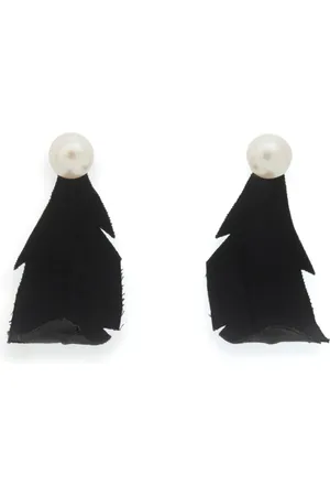Marni Pendientes con plumas