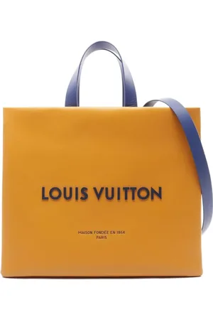 LOUIS VUITTON Bolso shopper con aplique del logo 2021