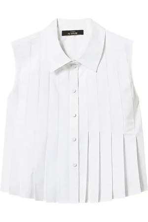 Twin-Set Camisa corta con pliegues