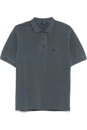 HERNO Polo con logo bordado