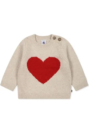 Petit Bateau Jersey con motivo de corazón