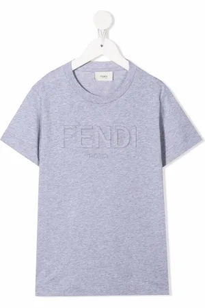 Fendi Camiseta con logo en relieve
