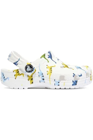 Crocs Zuecos con dinosaurio estampado