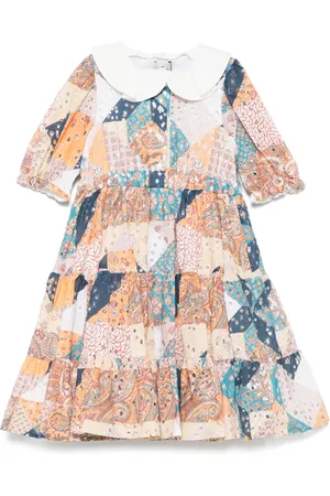 Etro Vestido con estampado patchwork