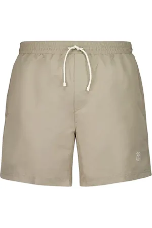 Brunello Cucinelli Bañador con logo
