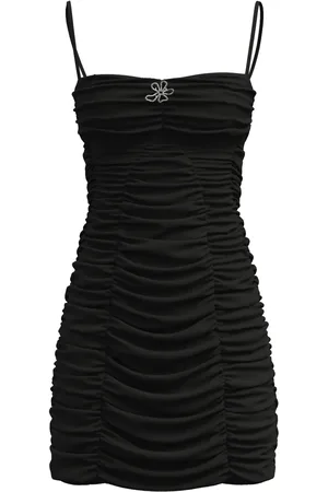 MACCAPANI Vestido corto Elena fruncido