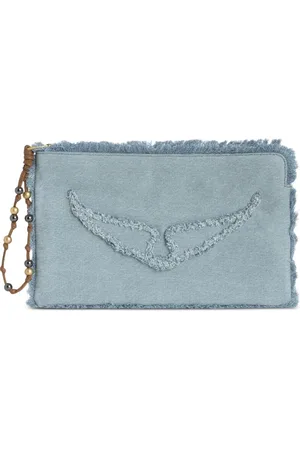 Zadig & Voltaire Bolso de mano con detalle deshilachado