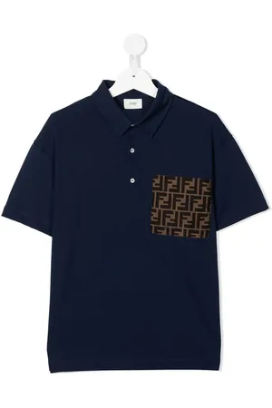 Fendi Polo con logo estampado