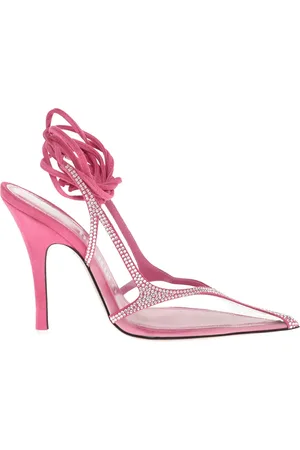 The Attico Zapatos Venus Chrome con tacón de 100 mm