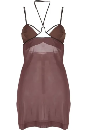 Nensi Dojaka Vestido corto con detalle de correa