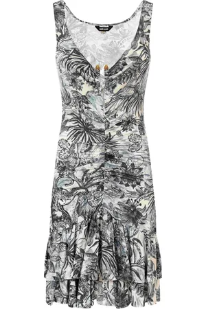 Roberto Cavalli Vestido con motivo floral