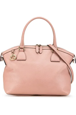 Gucci Bolso satchel Dome mediano de cuero con charm GG 2000-2015