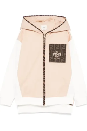 Fendi Chaqueta con capucha y múltiples parches