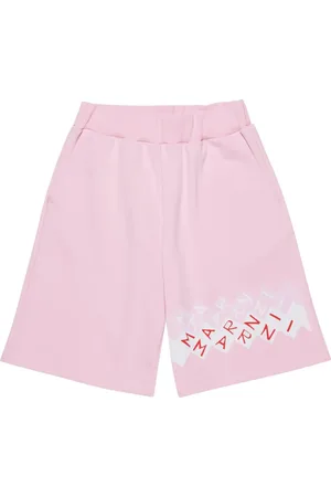 Marni Pantalones cortos de deporte con estampado gráfico
