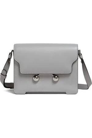 Marni Bolso de hombro Trunkaroo mediano de piel