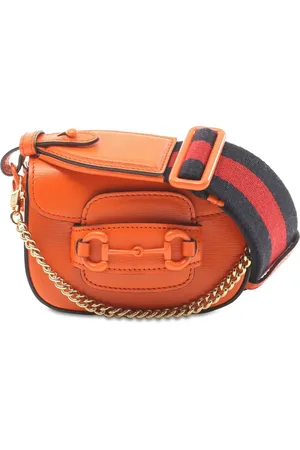 Gucci Bolso satchel Horsebit 1955 Web mini de piel 2016-presente