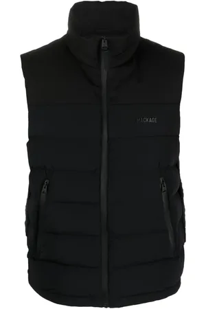 Mackage Chaleco acolchado con logo estampado