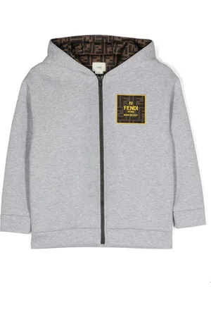 Fendi Chaqueta con capucha y logo