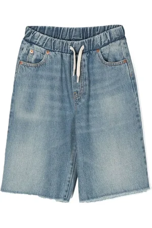 Maison Margiela Pantalones vaqueros cortos con cordones