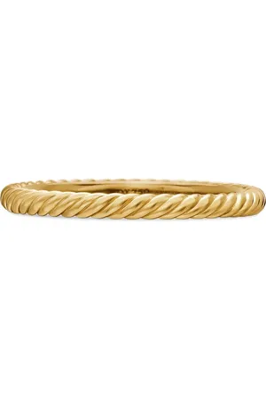 David Yurman Anillo Cable Collectibles de 2 mm en oro amarillo de 18 ct